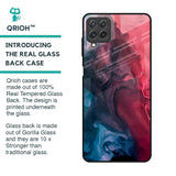 Blue & Red Smoke Glass Case for Samsung Galaxy A22