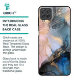 Marble Ink Abstract Glass Case for Samsung Galaxy A22