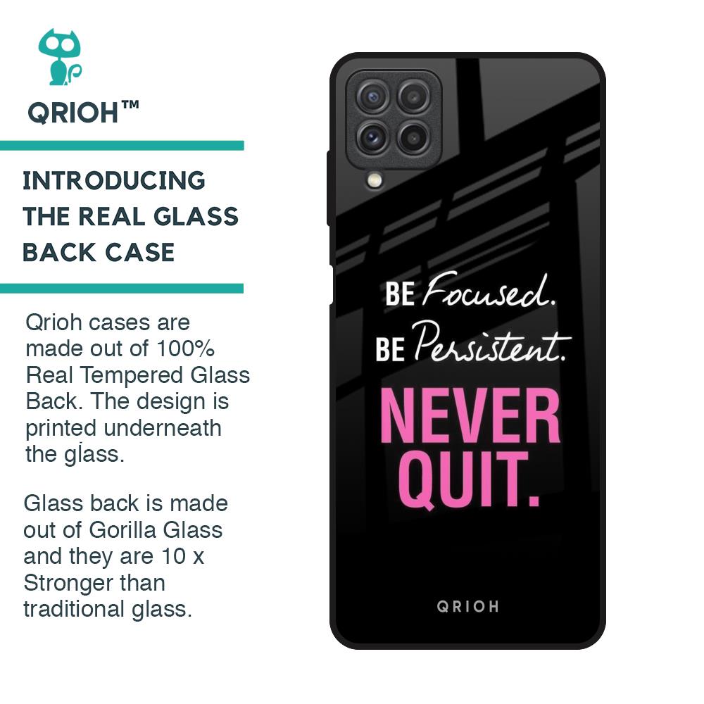 Be Focused Glass Case for Samsung Galaxy A22