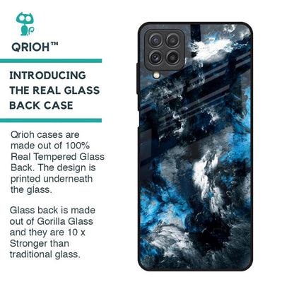 Cloudy Dust Glass Case for Samsung Galaxy A22