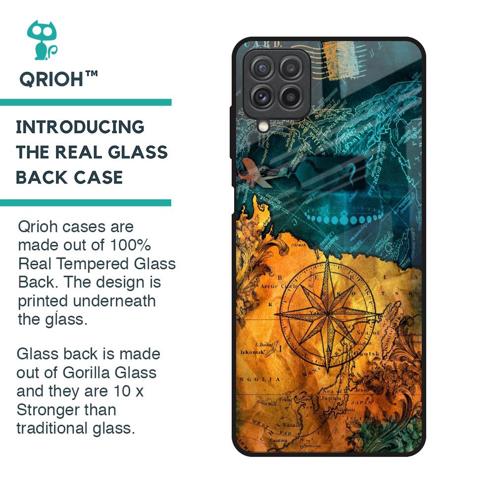 Architecture Map Glass Case for Samsung Galaxy A22