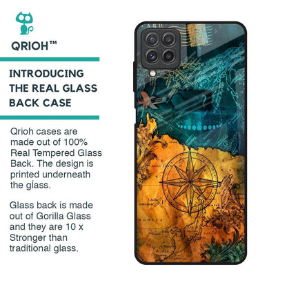Architecture Map Glass Case for Samsung Galaxy A22