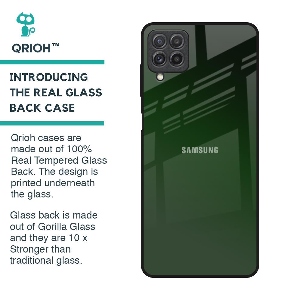 Deep Forest Glass Case for Samsung Galaxy A22