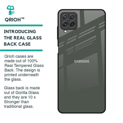 Charcoal Glass Case for Samsung Galaxy A22