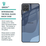 Navy Blue Ombre Glass Case for Samsung Galaxy A22