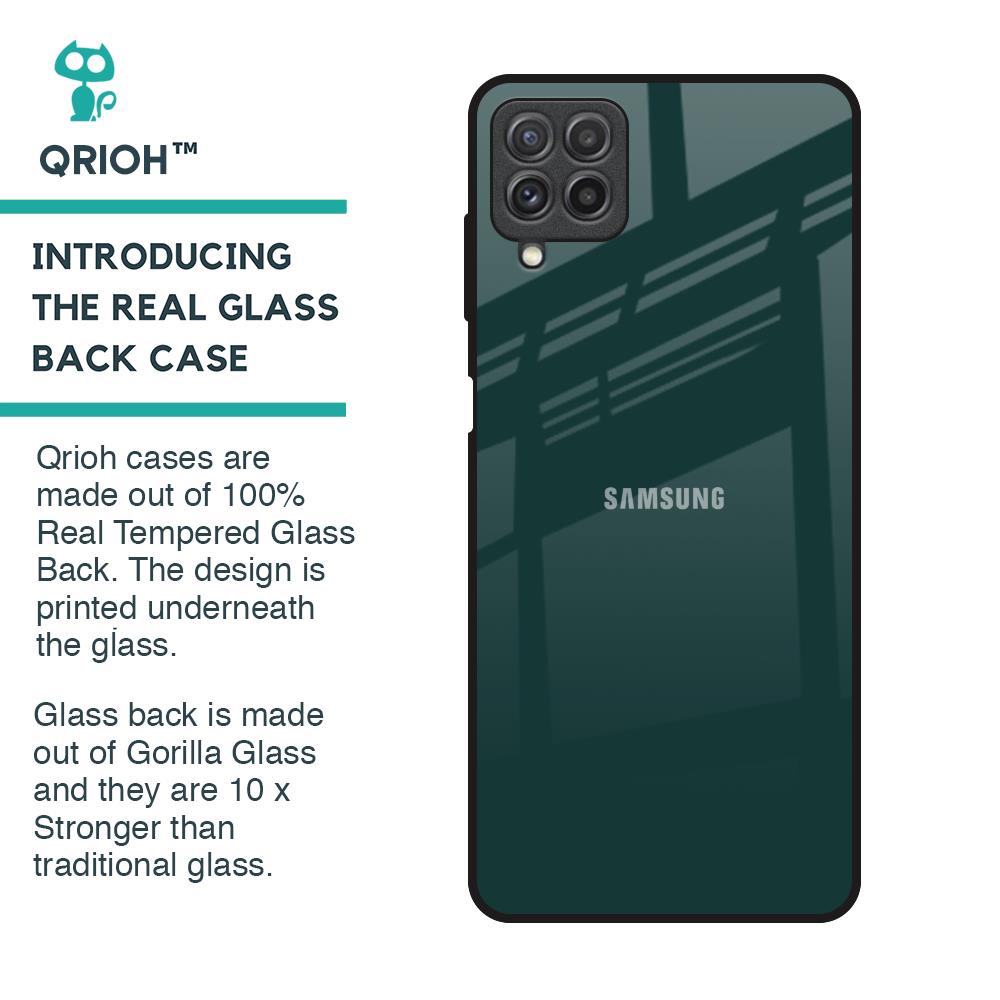 Olive Glass Case for Samsung Galaxy A22