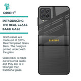 Grey Metallic Glass Case For Samsung Galaxy A22