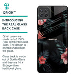 Tropical Art Flower Glass Case for Samsung Galaxy A22