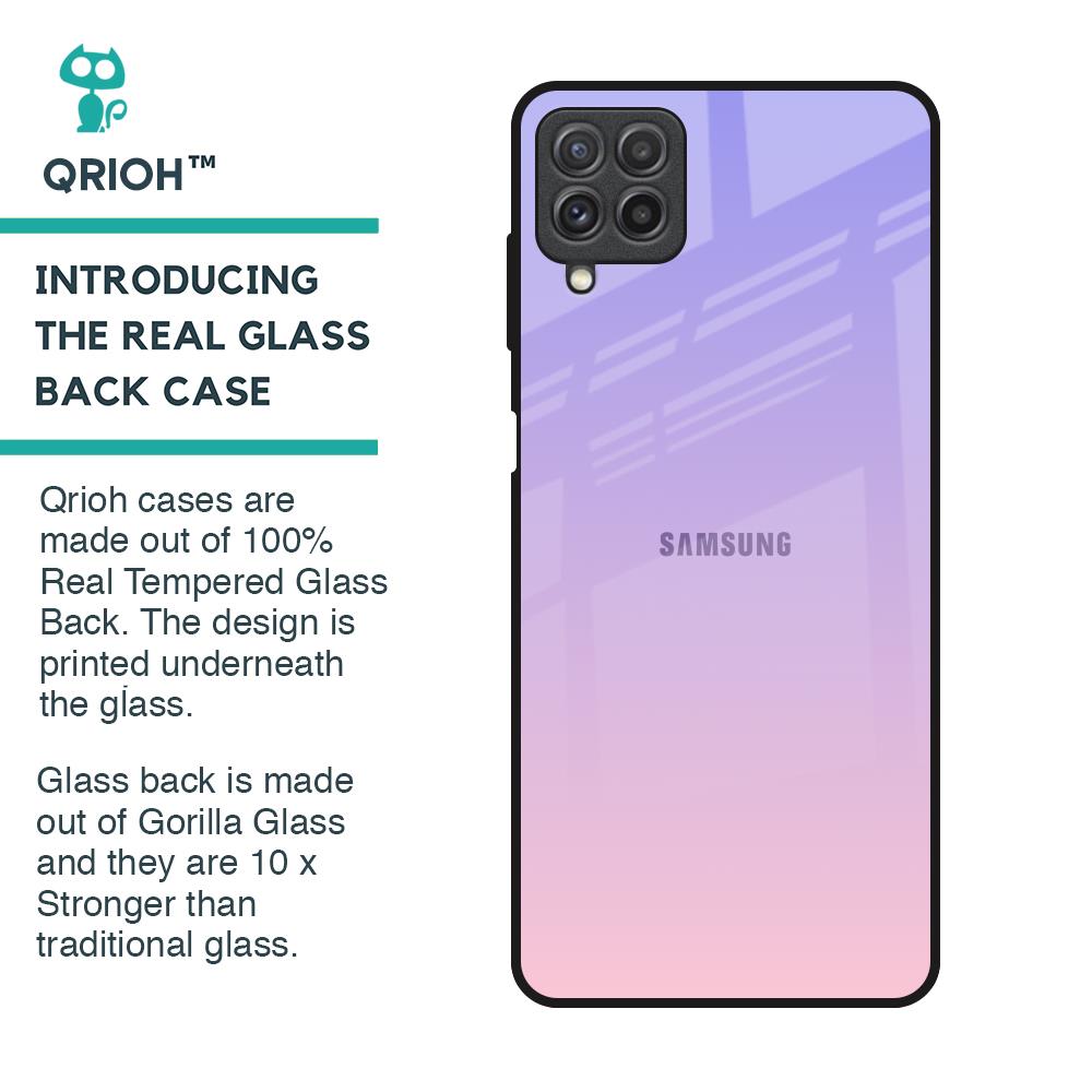 Lavender Gradient Glass Case for Samsung Galaxy A22
