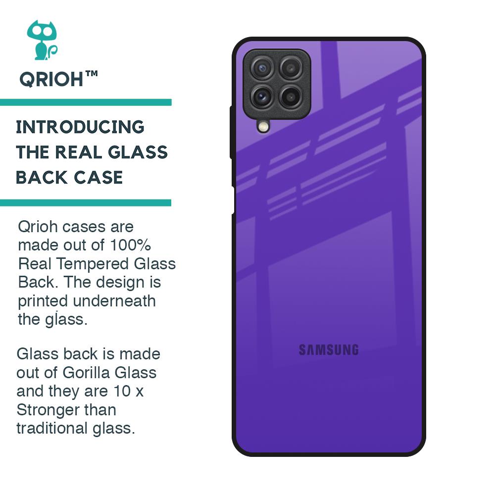Amethyst Purple Glass Case for Samsung Galaxy A22