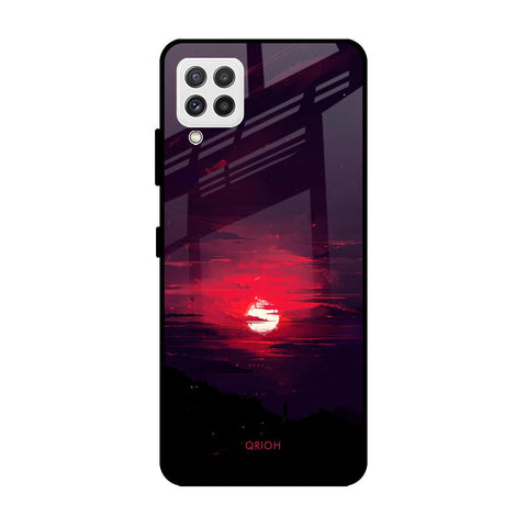 Morning Red Sky Samsung Galaxy A22 Glass Cases & Covers Online