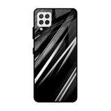 Black & Grey Gradient Samsung Galaxy A22 Glass Cases & Covers Online