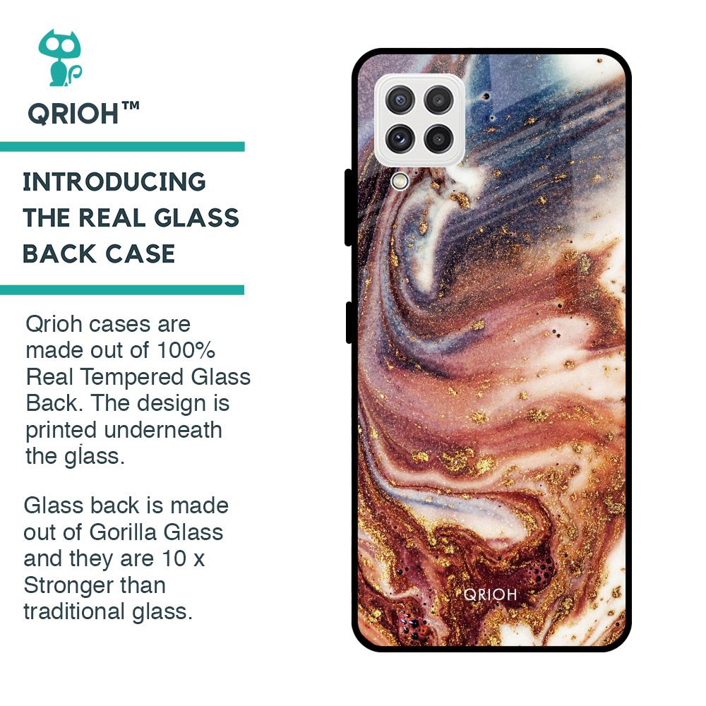 Exceptional Texture Glass Case for Samsung Galaxy A22