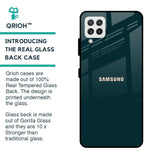 Hunter Green Glass Case For Samsung Galaxy A22