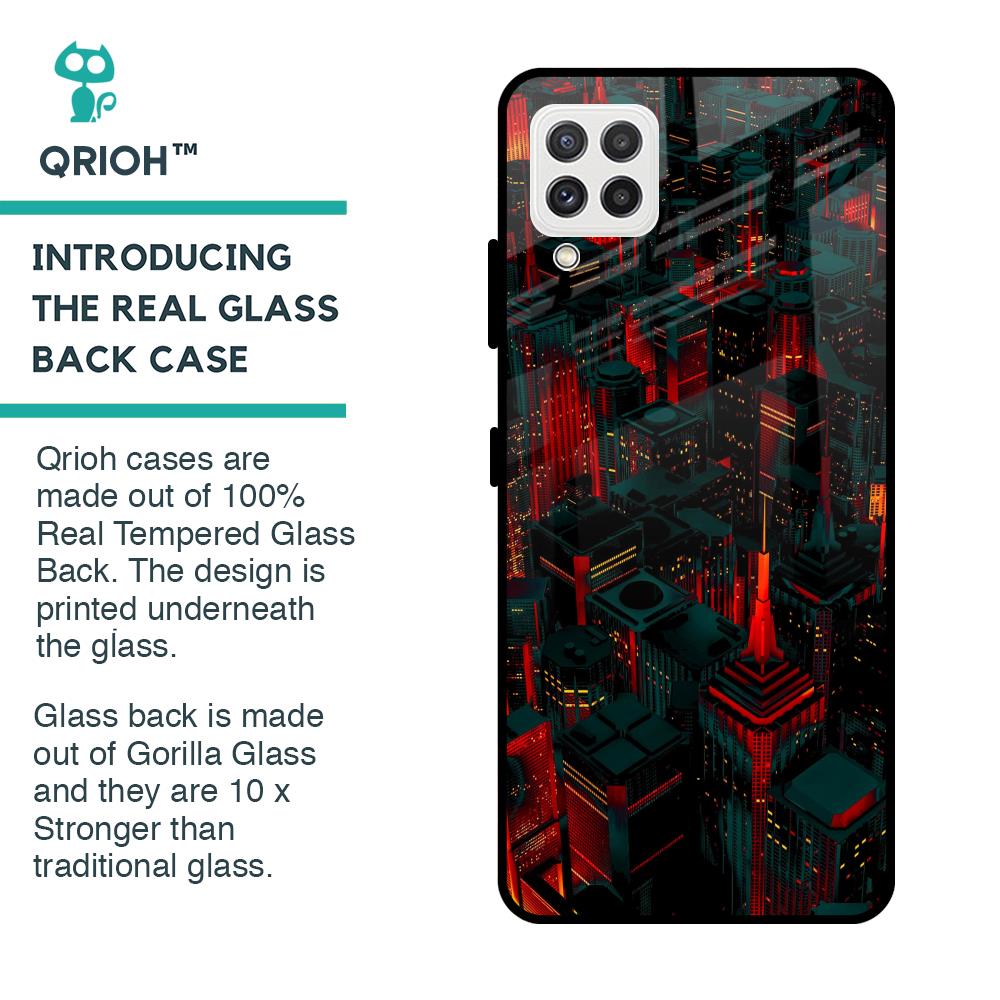 City Light Glass Case For Samsung Galaxy A22