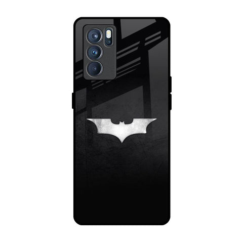 Super Hero Logo Oppo Reno6 Glass Back Cover Online