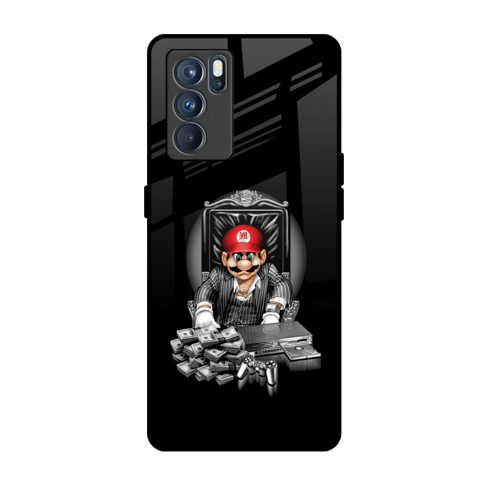 Dark Secret Oppo Reno6 Glass Back Cover Online