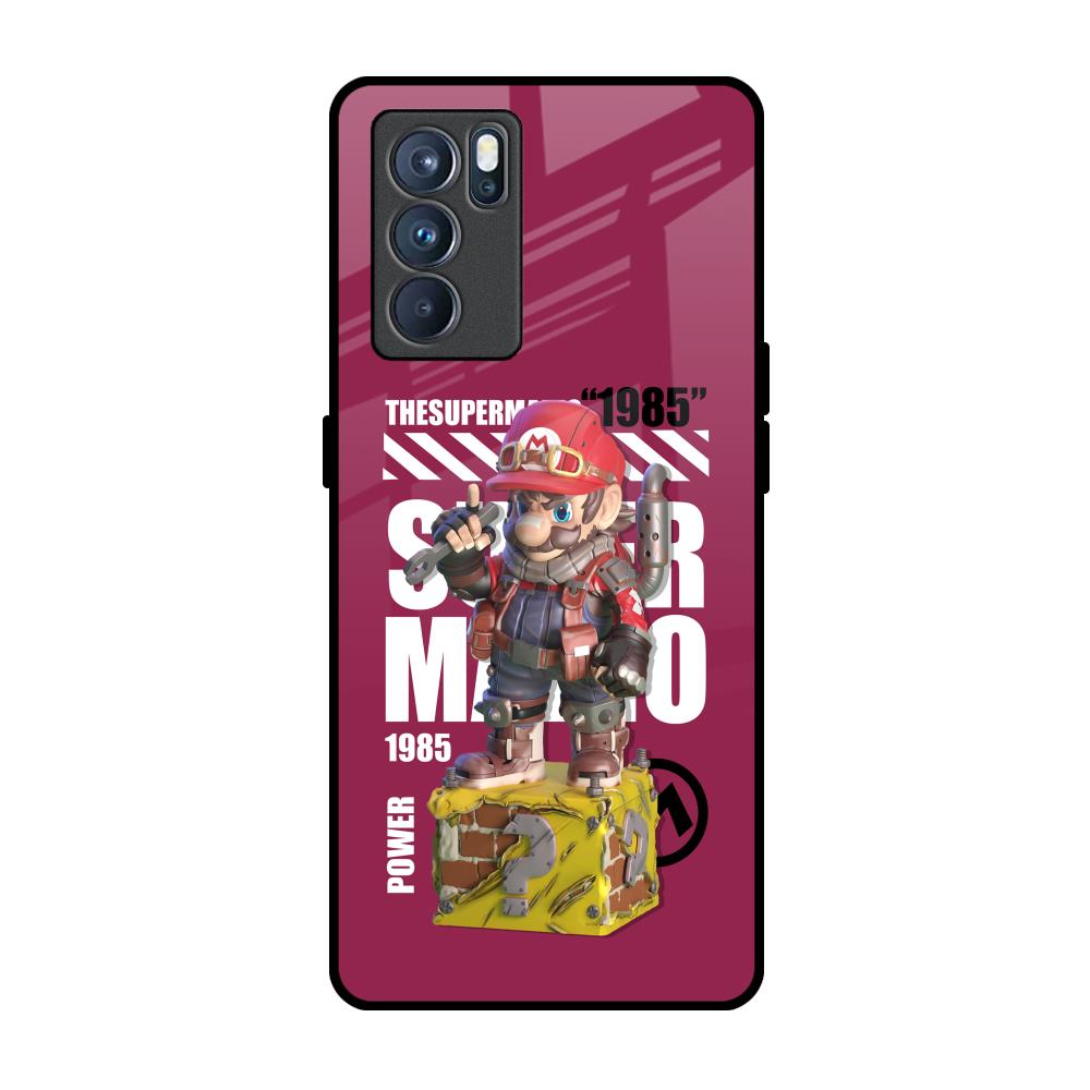 Gangster Hero Oppo Reno6 Glass Back Cover Online