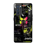 Astro Glitch Oppo Reno6 Glass Back Cover Online