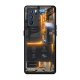 Glow Up Skeleton Oppo Reno6 Glass Back Cover Online
