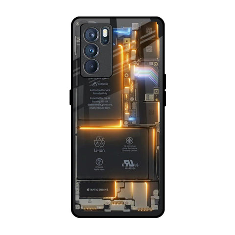 Glow Up Skeleton Oppo Reno6 Glass Back Cover Online