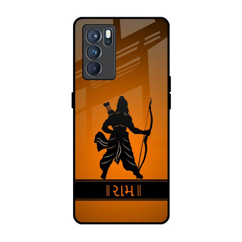 Halo Rama Oppo Reno6 Glass Back Cover Online