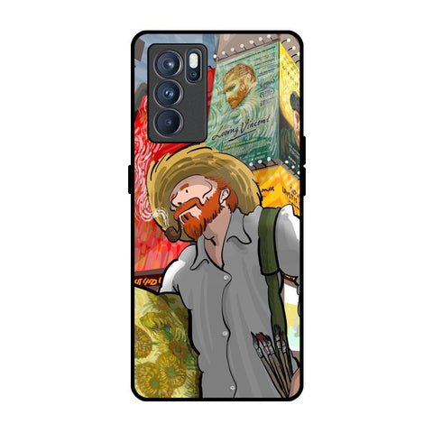 Loving Vincent Oppo Reno6 Glass Back Cover Online