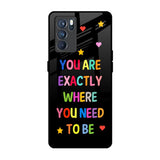 Magical Words Oppo Reno6 Glass Back Cover Online