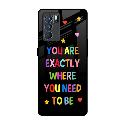 Magical Words Oppo Reno6 Glass Back Cover Online