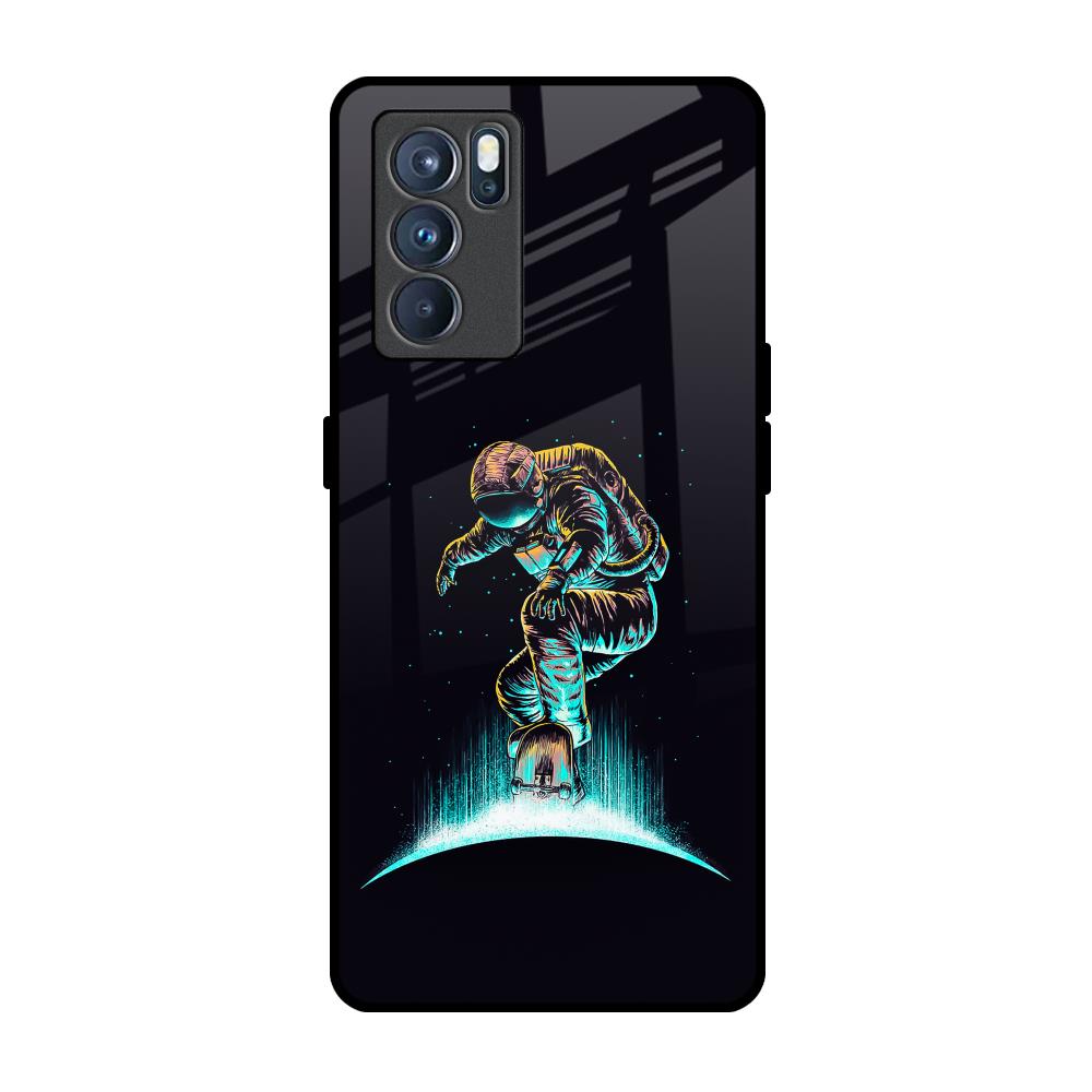 Star Ride Oppo Reno6 Glass Back Cover Online