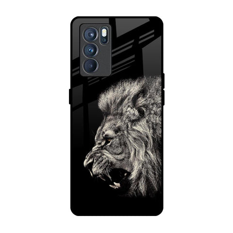 Brave Lion Oppo Reno6 Glass Back Cover Online