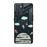 Astronaut Dream Oppo Reno6 Glass Back Cover Online