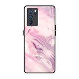 Diamond Pink Gradient Oppo Reno6 Glass Back Cover Online