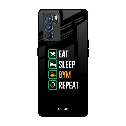 Daily Routine Oppo Reno6 Glass Back Cover Online