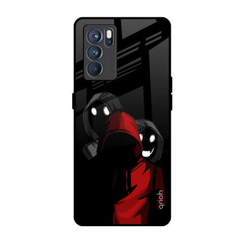 Shadow Character Oppo Reno6 Glass Back Cover Online