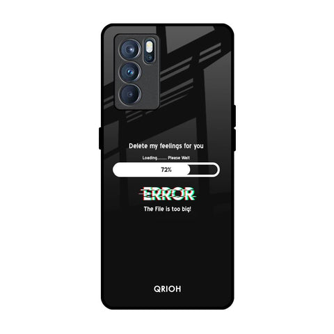 Error Oppo Reno6 Glass Back Cover Online