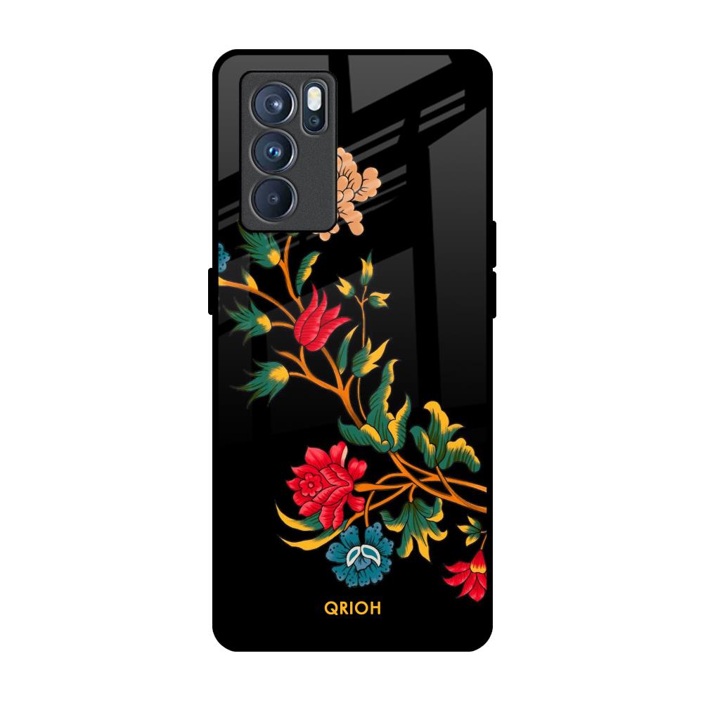 Dazzling Art Oppo Reno6 Glass Back Cover Online