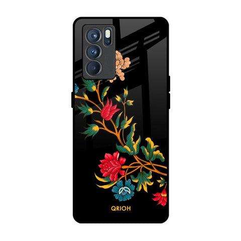 Dazzling Art Oppo Reno6 Glass Back Cover Online
