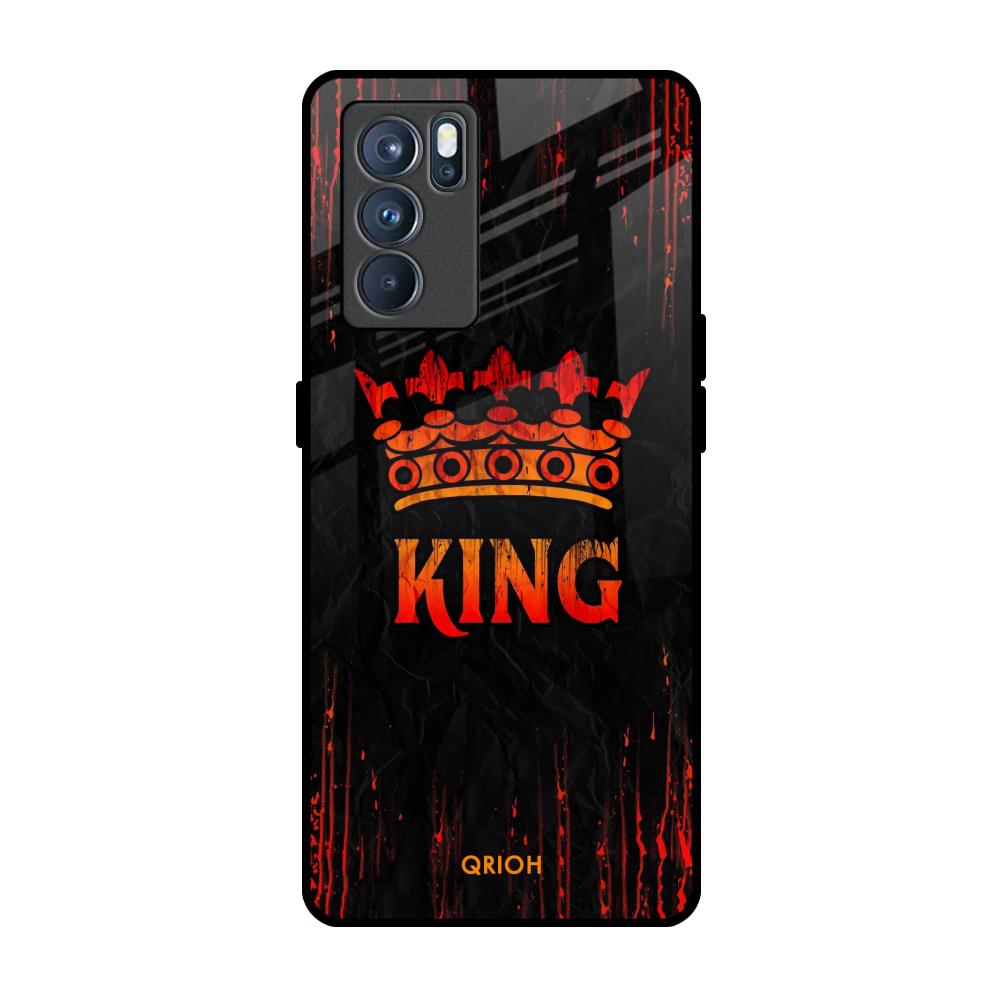 Royal King Oppo Reno6 Glass Back Cover Online