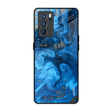Gold Sprinkle Oppo Reno6 Glass Back Cover Online
