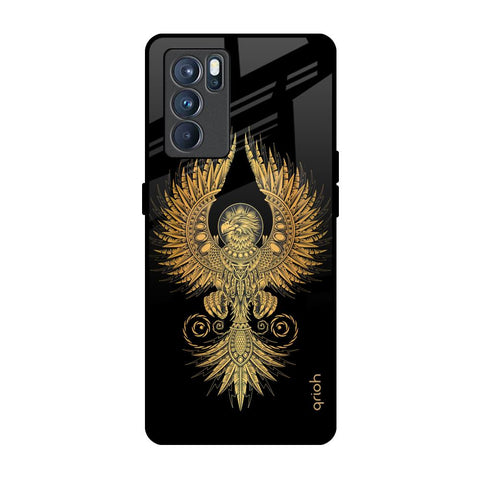 Mythical Phoenix Art Oppo Reno6 Glass Back Cover Online