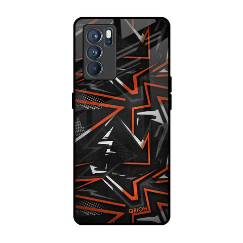 Vector Art Oppo Reno6 Glass Back Cover Online