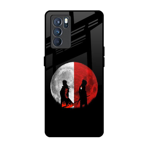 Anime Red Moon Oppo Reno6 Glass Back Cover Online
