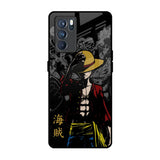 Dark Luffy Oppo Reno6 Glass Back Cover Online