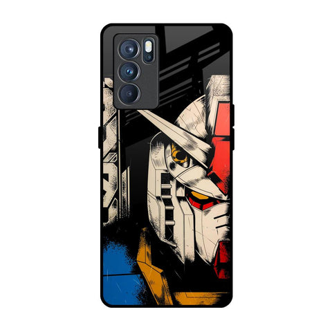 Transformer Art Oppo Reno6 Glass Back Cover Online