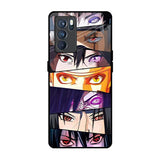 Anime Eyes Oppo Reno6 Glass Back Cover Online