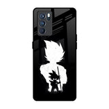 Monochrome Goku Oppo Reno6 Glass Back Cover Online