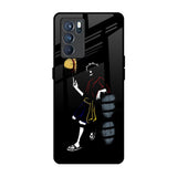 Luffy Line Art Oppo Reno6 Glass Back Cover Online