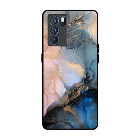 Marble Ink Abstract Oppo Reno6 Glass Back Cover Online