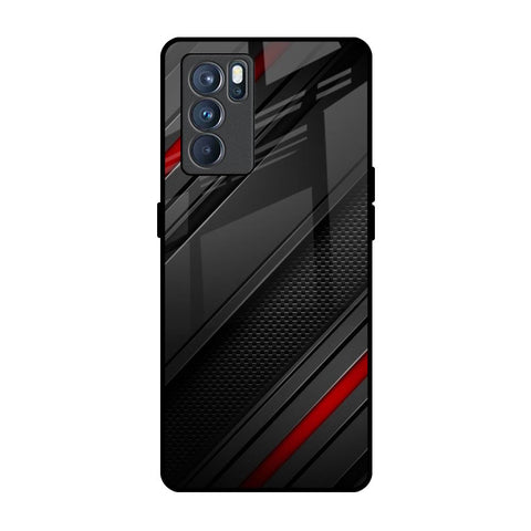 Modern Abstract Oppo Reno6 Glass Back Cover Online